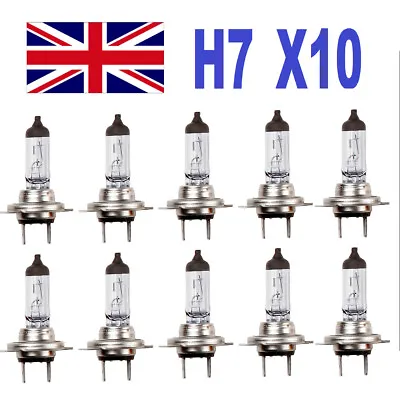 10x H7 Headlight Car Halogen Light Lamp Xenon Globes Bulb White 12V 55W 4300K U] • £8.35