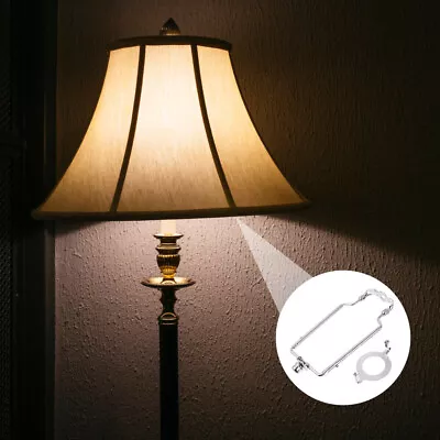  Shade Bracket Wrought Iron Table Lamp Harp Floor Lampshade Holder • £13.68