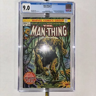 Man-Thing (1974) #1 CGC 9.0 VF/NM Marvel 1974 • $350