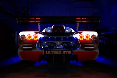 Oracle Ultima LED Waterproof Tail Light Halo Kit 4 Rings Red FOR GTR • $226.65