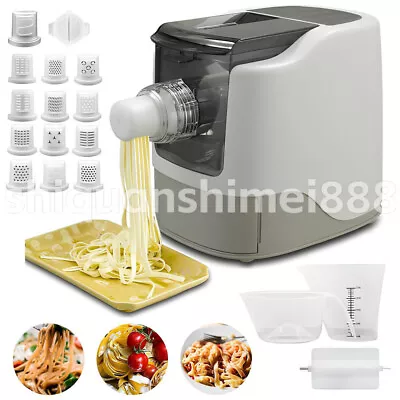 Automatic Electric Pasta Maker Machine Noodle Maker 13 Noodle Shape Molds  • $157