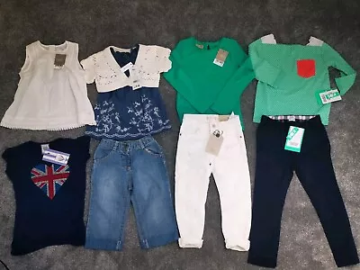 AngelFace/Mamas&Papas/Zara/Next/George Girls Top&Jeans4-5Years New With Tags X10 • £13.99