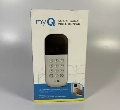 Open Box~ Chamberlain MyQ Smart Garage Video Keypad - White (VKP1-MYQMC) • $42.80