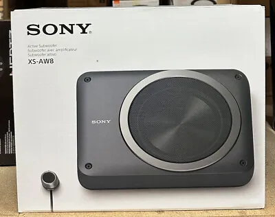 SONY Under-Seat Car/Van Sub Bass XS-AW8 Active Subwoofer With Remote Control • £189.99