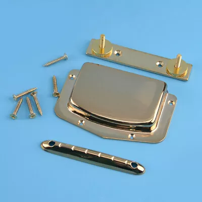 Adjustable Fixed Bridge Tailpiece Fit For Teisco Vintage Electric Guitar Part • $26.63