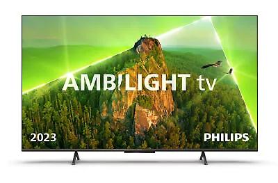 Philips 50PUS8108 50 Inch 4K Ultra HD HDR Ambilight Smart LED TV • £499