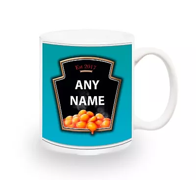 Personalised Heinz Beans Can Any Name Mug Cup Coffee Tea Gift Present Birthday • £8.99