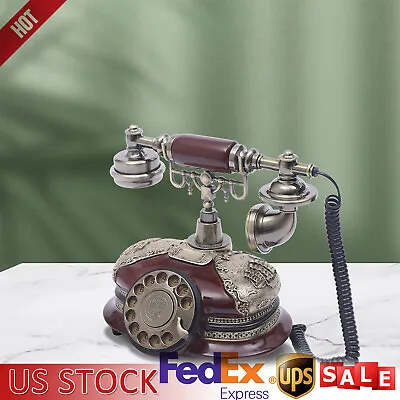 Antique Classic French Rotary Dial Working Telephone Vintage Home Decorations • $72.50