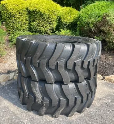 2 NEW Backhoe Tires 14 Ply  - R4 - 19.5LX24-19.5L-24-19.5X24-19.5-24 • $1675