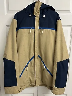 O’Neill Ski/Snowboard Insulated Jacket 20k Waterproof Men’s Small - Khaki/Blue • $49