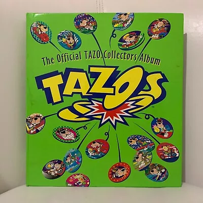 Official Tazo Collectors Album (Incomplete) Some Tazos Included (Used Condition) • $40