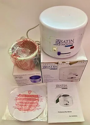£8 • Buy Satin Smooth Pro Single Pot Heater Wax Kit Plus Extra Melting Pot