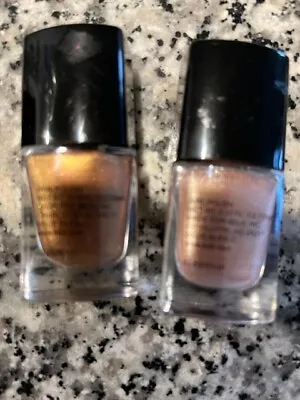 (2)  Nail Enamel Nail Polish Shimmery Metallics  Gold  Copper • $6