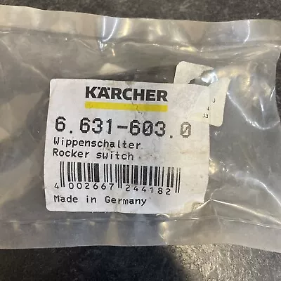 6.631-603.0 Karcher Rocker Switch • £25