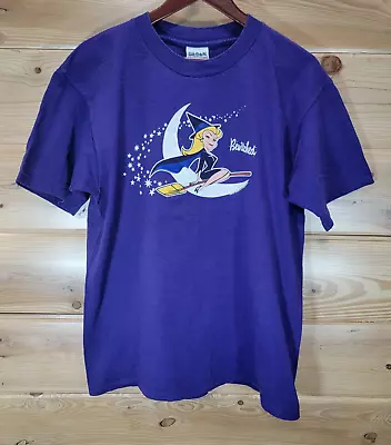 VTG Bewitched Witch T Shirt Adult Large TV SHOW Purple Halloween 1997 90s READ • $59.99