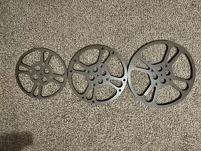 Movie Decor - Goldberg Brothers Metal Film Reels - Denver CO - 8mm THREE SIZES • $69.99