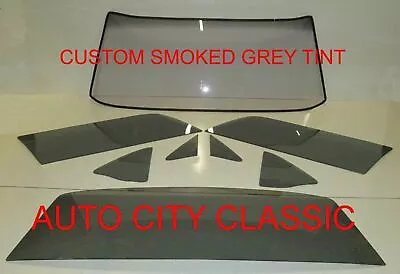 1964 1965 1966 Mustang 2dr Hardtop Grey Glass Windshield Vent Door Quarter Back • $599