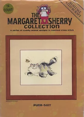 The Margaret Sherry Collection Counted Cross Stitch Purr-Suit Kit MSPS610 • $19.95