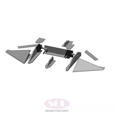 SOL RESIN FACTORY MM662 Hedge Low Cutter For M10 (3D Printed Kit) SCALE  1:16 • £12.99