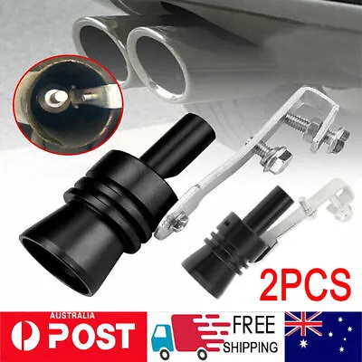 2X Turbo Exhaust Whistle Sound Car Dump Valve Simulator Tailpipe Whistler XL • $18.99