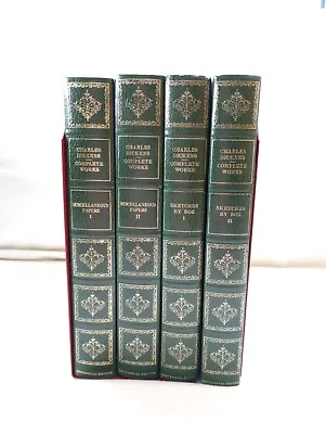 Collection Of 3 Titles From Charles Dickens Complete Works Vintage Hardback Book • £11.50