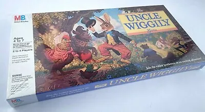 Vintage Uncle Wiggliy Board Game 1988 Milton Bradley New Sealed • $23.99