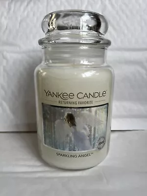 Yankee Candle Large Jar Sparkling Angel Christmas 22oz 623g • £32.95