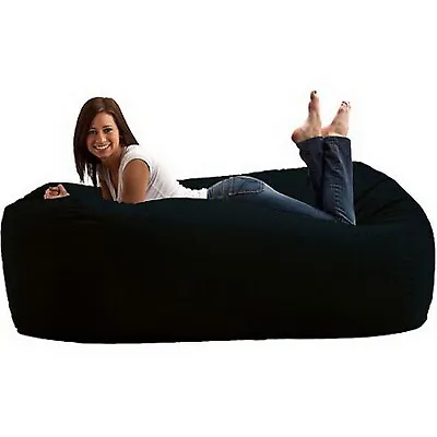$262.54 • Buy Love Sac Adult Bean Bag Chair Fuf Huge 6' Media Lounger Memory Foam Cozy Soft