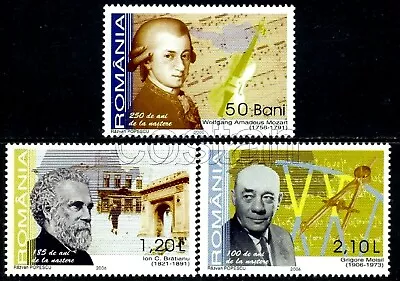 £1.80 • Buy 2006 Mozart,violin,music,Masonic,Moisil,Mathematics,Bratianu,Romania,Mi.6028,MNH