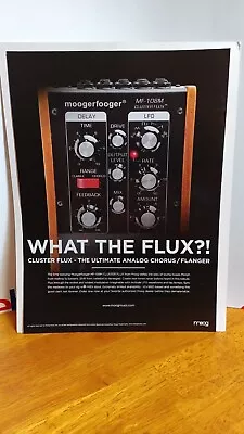 Moogerfooger Chorus Pedal Effect Print Ad 11 X 8.5 • $7.20