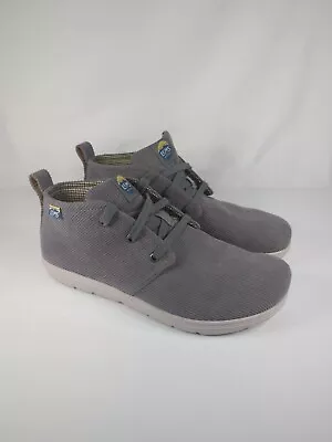 Lems Mens Size 9.5 Women 11.5 Chukka Corduroy Boots Gray Ankle Comfort Shoes • $59.49