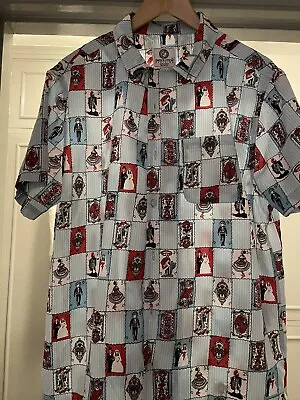 Mexican Really Cool Short Sleeved Men's Hawaiian Shirt Size Large • £14.99