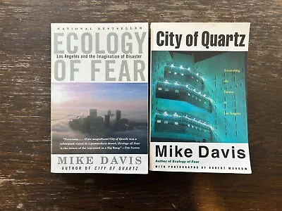 ECOLOGY OF FEAR AND CITY OF QUARTY LOT Mike Davis Book Paperback Los Angeles • $7.99