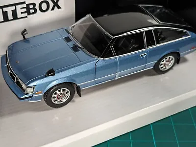 WHITEBOX WB124166  1978 Toyota Celica Blue/Black Opening Doors Scale 1:24 Model • $63.88