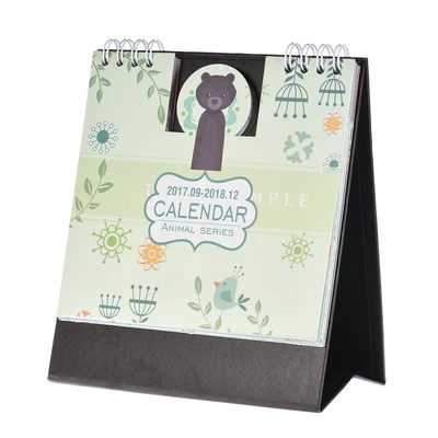 $11.98 • Buy 2017-2018 Cute Cartoon Animal Desk Desktop Calendar Schedule Table Plan D5B1