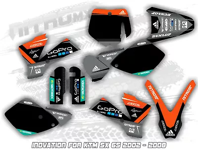 NitroMX Graphic Kit For KTM SX 65 SX65 2002 2003 2004 2005 2006 2007 2008 • $222.50