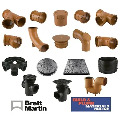 £8.79 • Buy Underground Drainage 110mm, Fittings | Bends | Traps | Chamber Bases