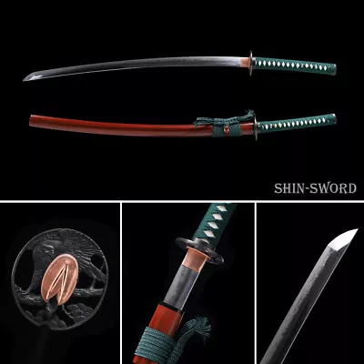 Clay Tempered T10 Choji Hamon Handmade Japanese Katana Samurai Sword Full Tang  • $318