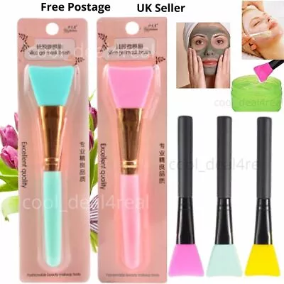 Silicone Face Mask Brush Facial Mud Mixing Applicator Makeup Tools FREE POSTAGE • £3.69