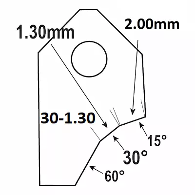 30°-1.30mm.Valve Seat Cutting Carbide Tip BitSERDI NEWEN ROTTLER SUNNEN GOODSON • $18.30