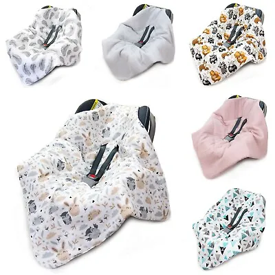 £19.99 • Buy Muslin Cotton CAR SEAT PADDED BABY BLANKET * COVER * COSYTOES* PUSHCHAIR 80x80cm