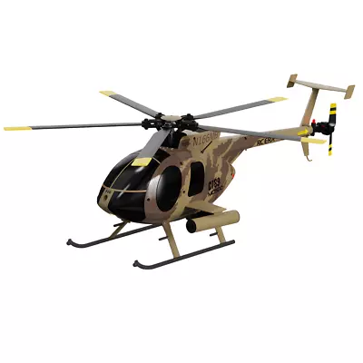 YX RC C189 MD500E 6 Axis Gyro 320mm Scale RTF RC Helicopter W/ Weapons Brown • $173.69