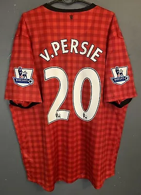 Men Manchester United 2012/2013 Van Persie Soccer Football Shirt Jersey Size 2xl • $149.99