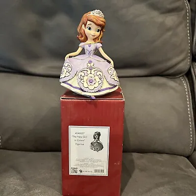 Jim Shore Disney Figurine “The New Girl In Crown” 4046057 Sophia The First • $121.37