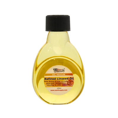 $12.99 • Buy U.S. Art Supply Refined Linseed Oil, 125ml