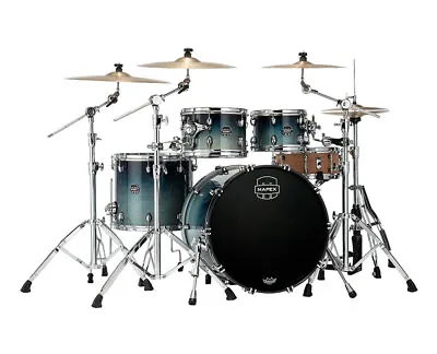 Mapex Saturn Rock 4 Piece Shell Pack - Teal Blue Fade - Open Box • $1619.99