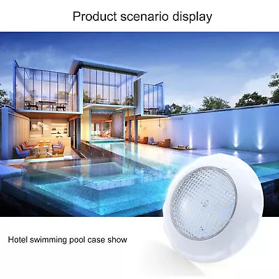 LED Pool Light IP68 Waterproof Underwater Pool Lamp With Wall Mounting Plate MA • £46.30