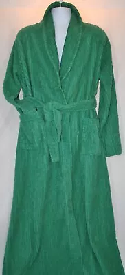 Vintage House Of Chenille Green Chenille Robe Housecoat Size 1X • $38.16