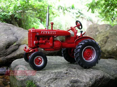 1:16 Red Agricultural Tractor Model Diecast Farmall A Toys Vehicles Gifts HOT • $46.66