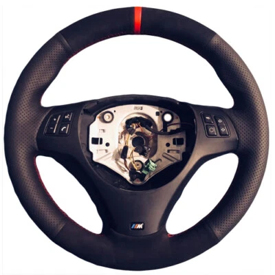 Alfanxi Hand Stitch Alcantara Steering Wheel Cover for BMW